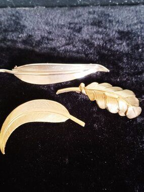Three Leaf Brooches